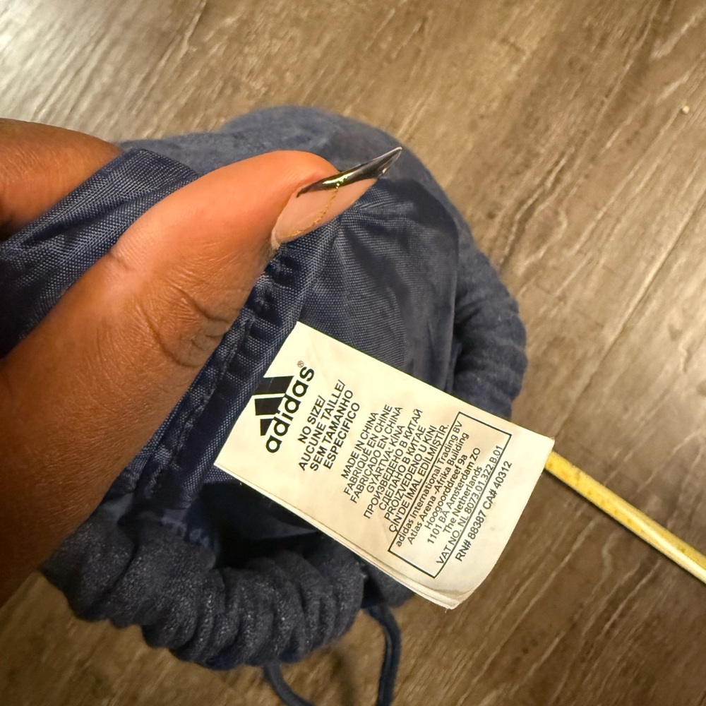 Adidas Charcoal Drawstring Backpack - Picture 5 of 5